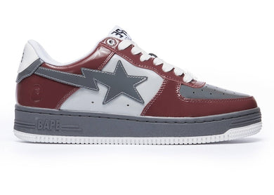 A Bathing Ape Bape Sta Nostalgic Burgundy Grey