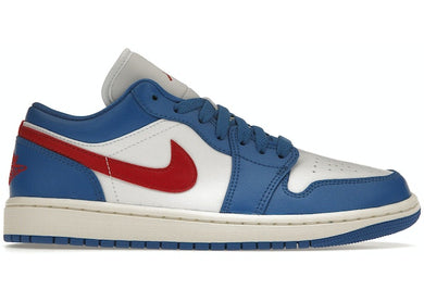 Jordan 1 Low Sport Blue Gym Red (W)