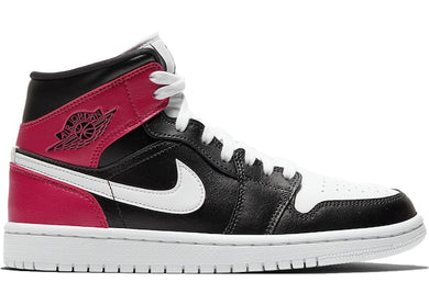 Jordan 1 Mid Black Noble Red (W)