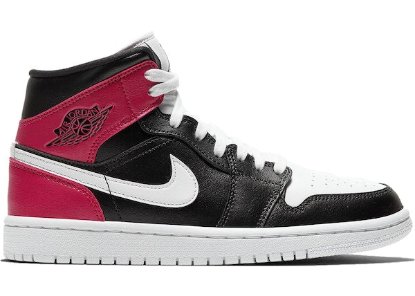 Jordan 1 Mid Black Noble Red (W)