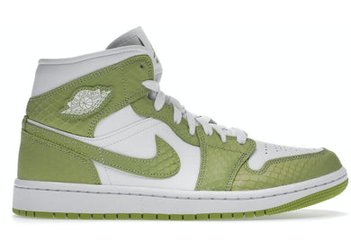 Jordan 1 Mid Green Python (W)