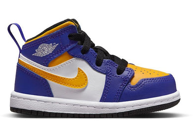Jordan 1 Mid Lakers (2022) (TD)
