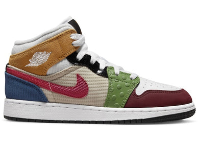 Jordan 1 Mid SE Patchwork (GS)