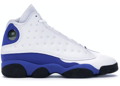 Jordan 13 Retro White Hyper Royal Black (GS)