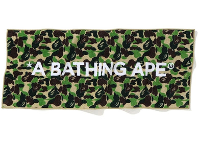 BAPE ABC Camo Sports Towel Green