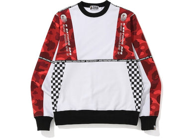 BAPE Logo Tape Crewneck (FW19) White