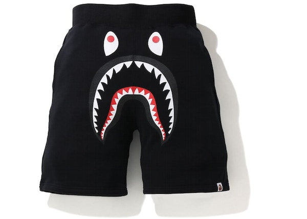 BAPE Shark Sweat Shorts Black/Black