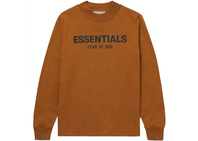 FEAR OF GOD ESSENTIALS Kids L/S Brown