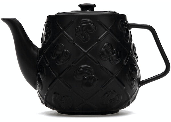 KAWS Ceramic Teapot Black