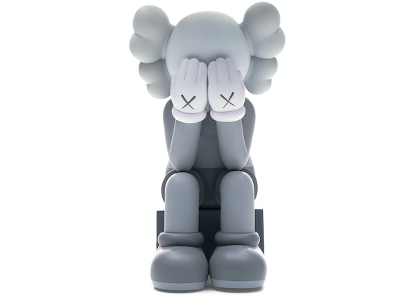 KAWS Passing Through Open Edition Vinyl Figure Grey