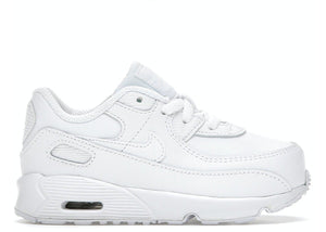 Nike Air Max 90 Leather Triple White (TD)
