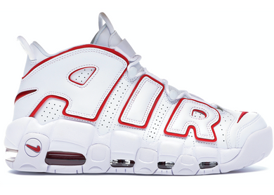 Nike Air More Uptempo White Varsity Red Outline (2018/2021)