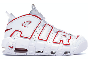 Nike Air More Uptempo White Varsity Red Outline (2018/2021)