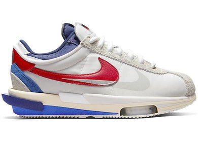 Nike Cortez 4.0 Sacai White University Red Blue