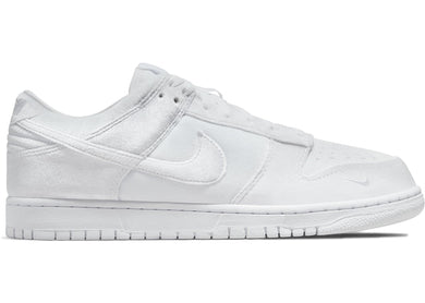 Nike Dunk Low Dover Street Market Triple White Velvet