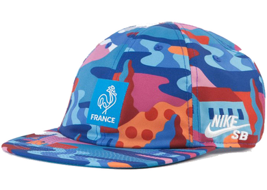 Nike SB x Parra France Federation Kit Skate Cap Neptune Blue/White