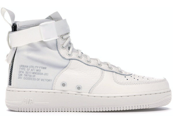 Nike SF Air Force 1 Mid Triple Ivory