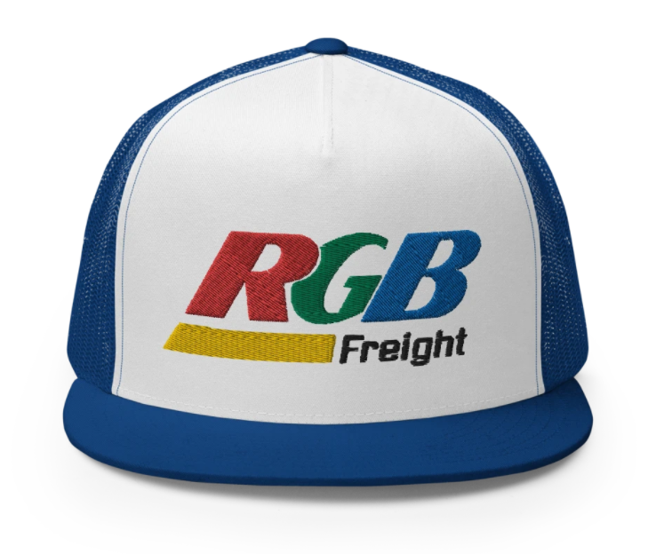 RGB World Trucker Hat White/Blue