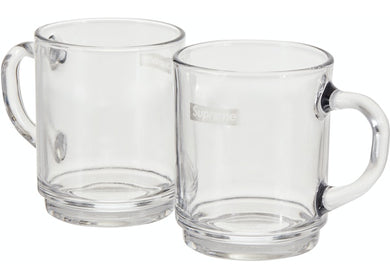 Supreme Duralex Glass Mugs (Set of 6) Clear