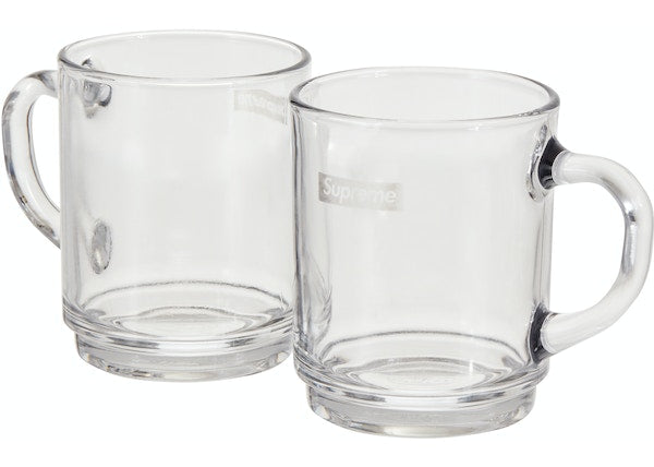 Supreme Duralex Glass Mugs (Set of 6) Clear