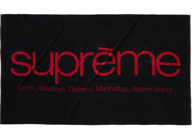 Supreme Five Boroughs Towel Black
