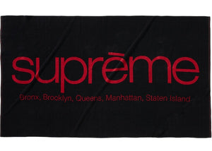 Supreme Five Boroughs Towel Black
