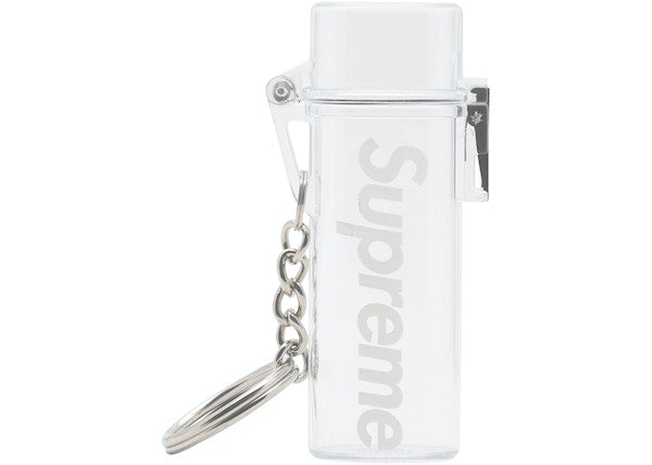 Supreme Waterproof Lighter Case Keychain Clear