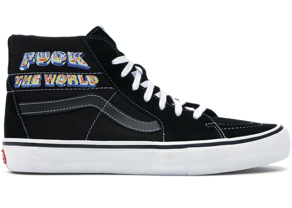 Vans Sk8-Hi Supreme Fuck the World Black