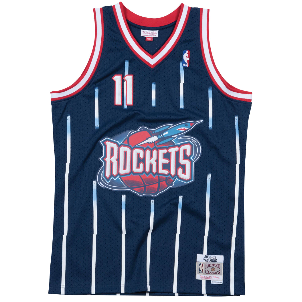 M&N Houston Rockets Yao Ming Swingman Jersey (2002-03/Road)