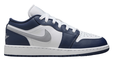 Air Jordan 1 Low'Midnight Navy Wolf Grey (GS)