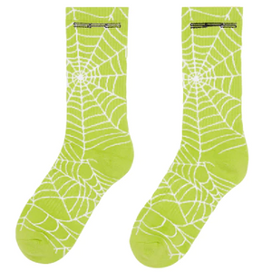 Sp5der AOP Socks Green