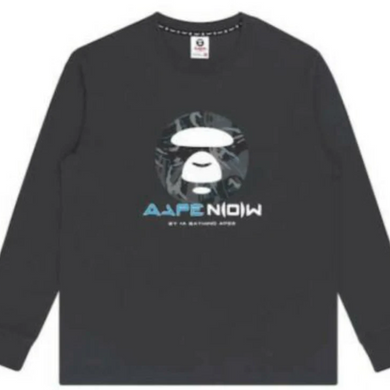 AAPE by A Bathing Ape AAPENOW L/S Navy