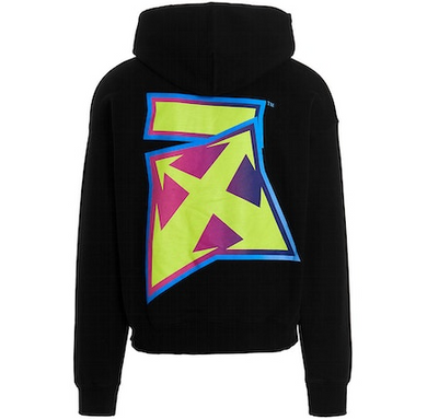 OFF-WHITE Degrade Thund Skate Arrows Oversized Hoodie Black/Multi