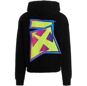 OFF-WHITE Degrade Thund Skate Arrows Oversized Hoodie Black/Multi