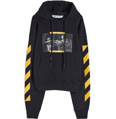 OFF-WHITE Caravaggio Painting Hoodie Black/Yellow
