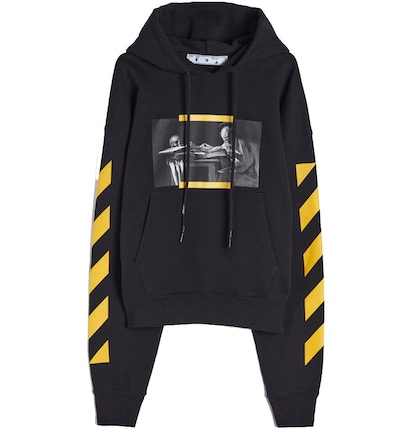OFF-WHITE Caravaggio Painting Hoodie Black/Yellow