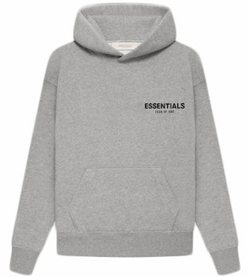 Fear of God Essentials Kids Hoodie (SS22) Dark Oatmeal