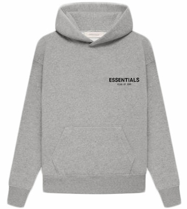Fear of God Essentials Kids Hoodie (SS22) Dark Oatmeal