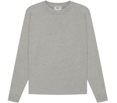 FEAR OF GOD ESSENTIALS L/S Dark Oatmeal