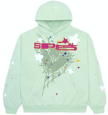 Sp5der SP5 Mint Hoodie Mint