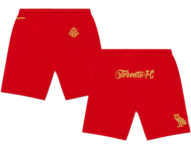 OVO x Mister Cartoon TFC Shorts Red