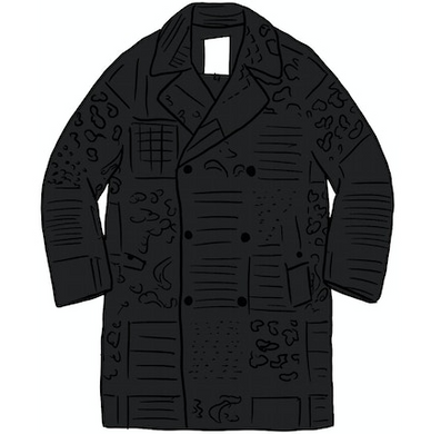 Supreme Military Trench Coat Black