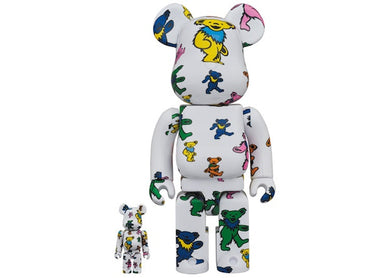 Bearbrick x Grateful Dead (Dancing Bear) 100% & 400% Set
