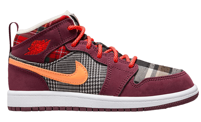 Jordan 1 Mid SE Plaid (TD)