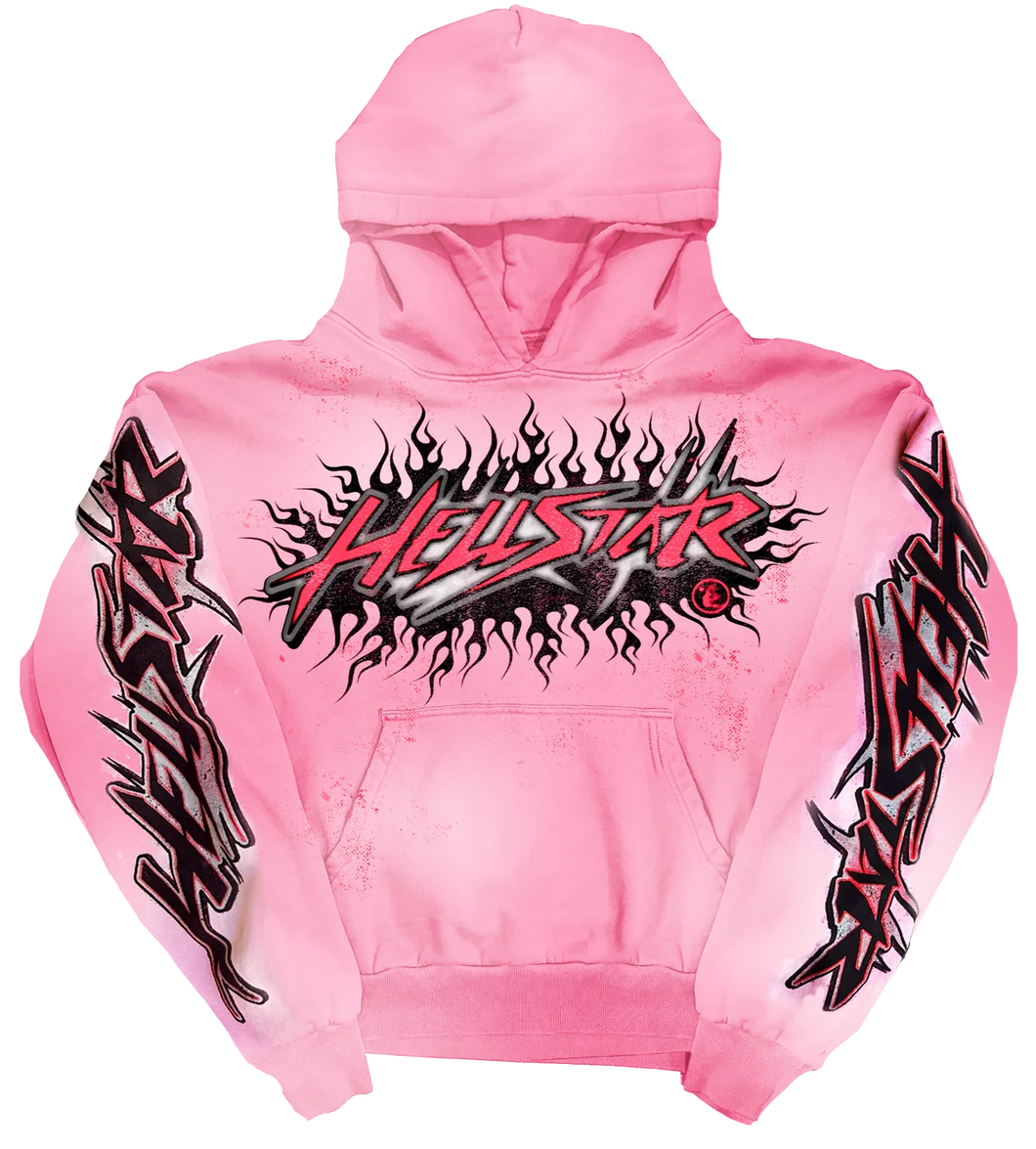 Hellstar Studios Brainwashed Hoodie without Brain Pink