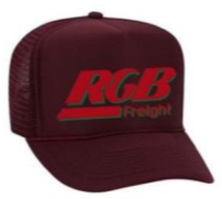 RGB World Trucker Hat Maroon/Maroon/Red