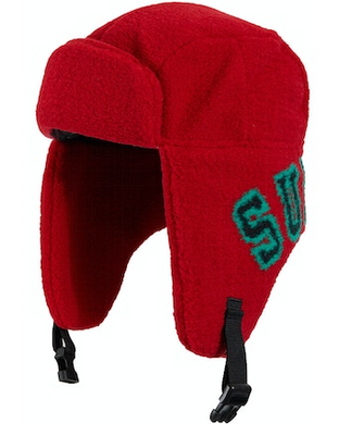 Supreme Shearling Trooper Red