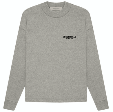 FEAR OF GOD ESSENTIALS L/S Dark Oatmeal