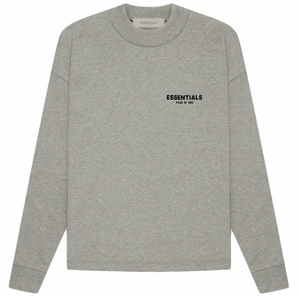 FEAR OF GOD ESSENTIALS L/S Dark Oatmeal