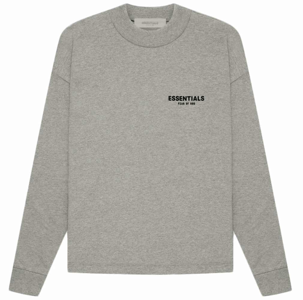 FEAR OF GOD ESSENTIALS L/S Dark Oatmeal